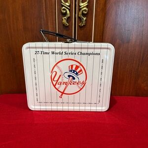 Yankees World Series Champions Collectible Lunchbox